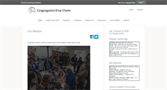 Desktop Screenshot of bnaichaim.org